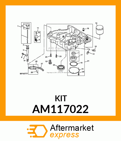 Valve Kit AM117022