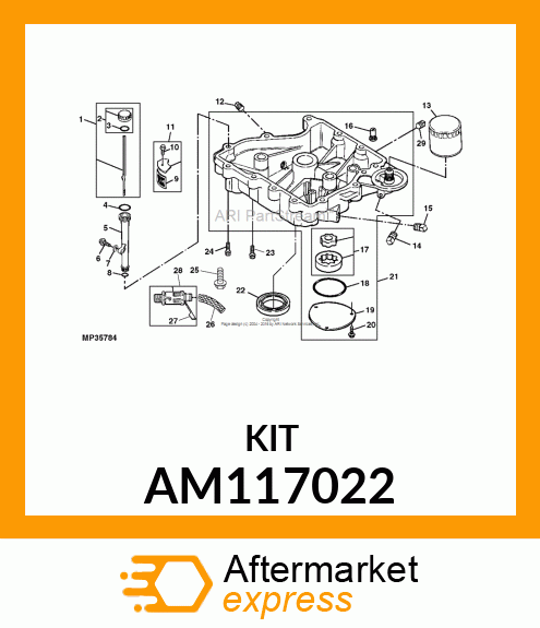 Valve Kit AM117022