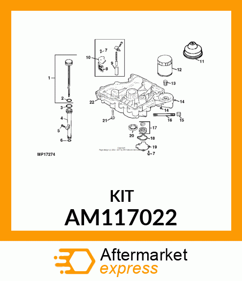 Valve Kit AM117022