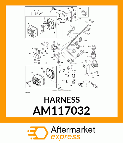 HARNESS, WIRING (EURO) AM117032