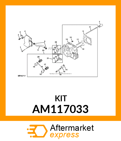 Valve Kit AM117033