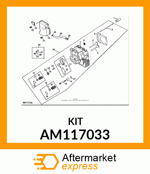 Valve Kit AM117033