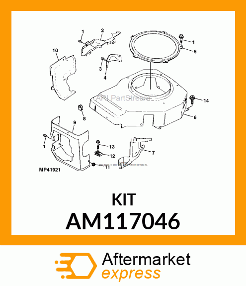 Isolator Kit AM117046