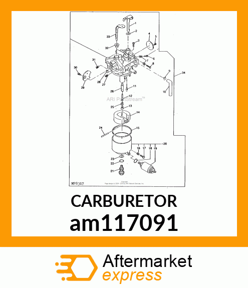 CARBURETOR am117091