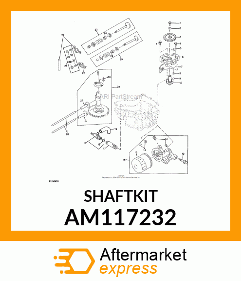 Shaft Kit AM117232