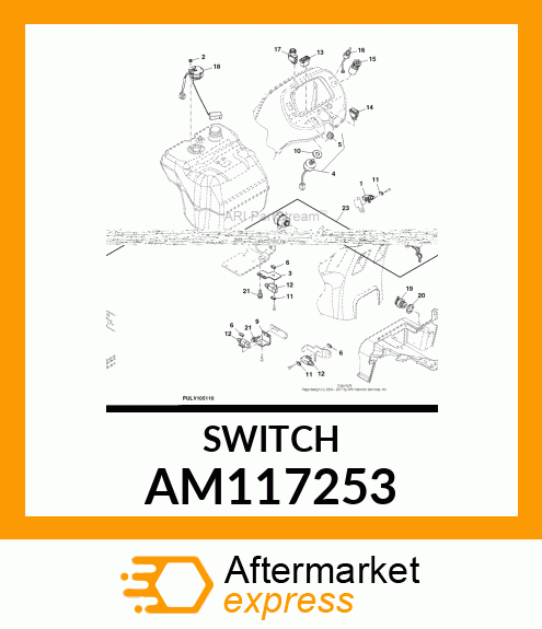 SWITCH, SWITCH, HORN AM117253