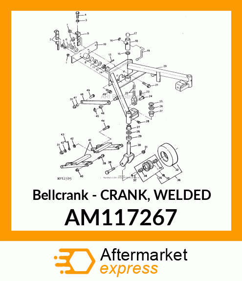 Bellcrank - CRANK, WELDED AM117267