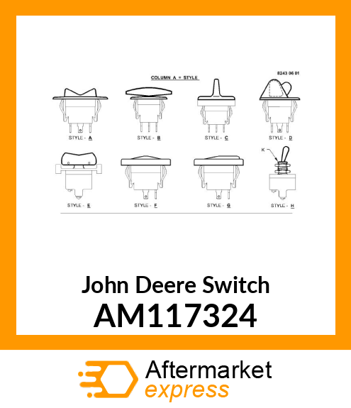 SWITCH, HEAD LIGHT (EURO) AM117324