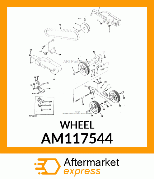 WHEEL AM117544