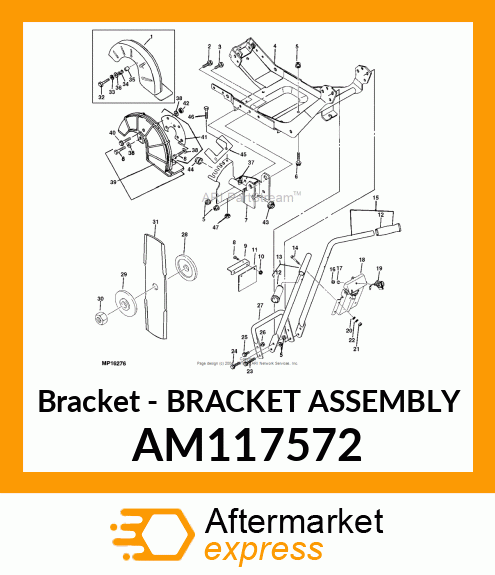 Bracket - BRACKET ASSEMBLY AM117572