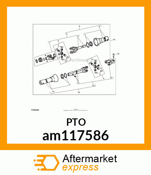 JOINT, UNIVERSAL W/GUARD am117586