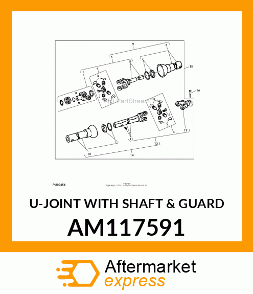 Joint With Shaft amp; Shield AM117591