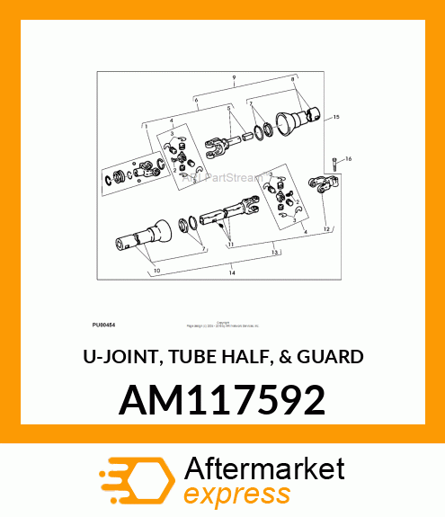 Joint With Shaft amp; Shield AM117592