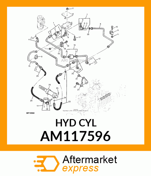 Hydraulic Cylinder AM117596