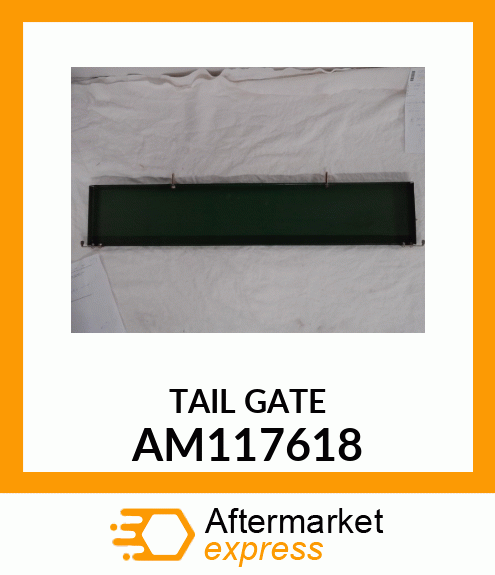 GATE, TAIL W/DECAL (LEAPING DEER) AM117618