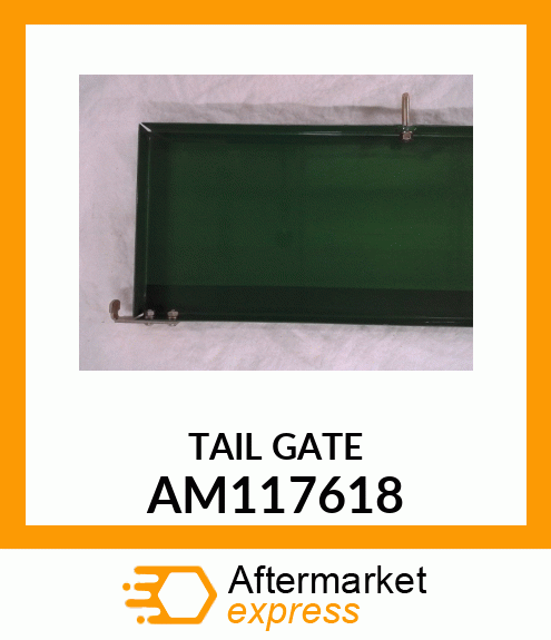 GATE, TAIL W/DECAL (LEAPING DEER) AM117618