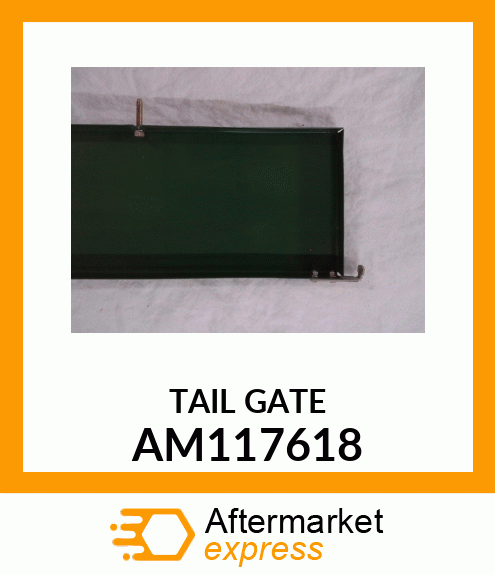 GATE, TAIL W/DECAL (LEAPING DEER) AM117618