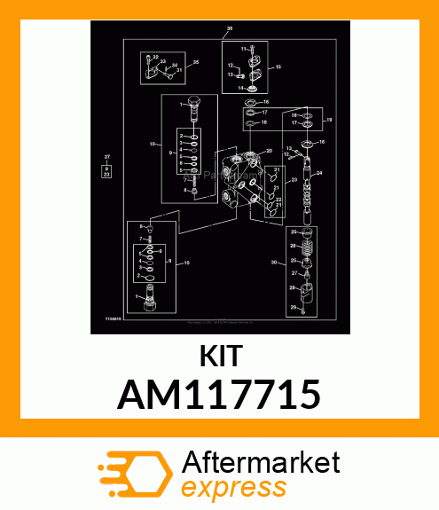 SEAL KIT, KIT, SEAL AM117715