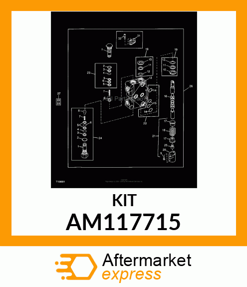 SEAL KIT, KIT, SEAL AM117715