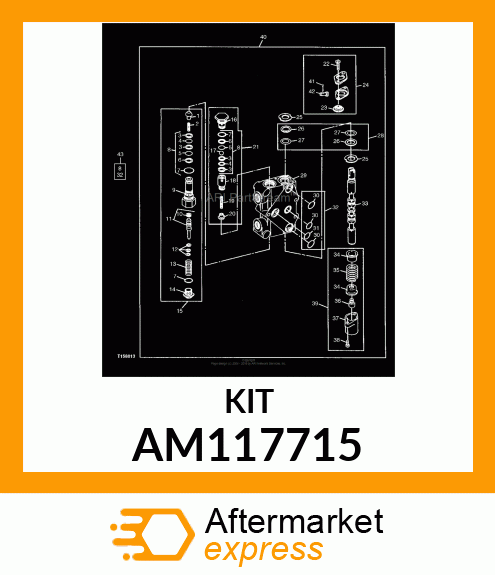 SEAL KIT, KIT, SEAL AM117715