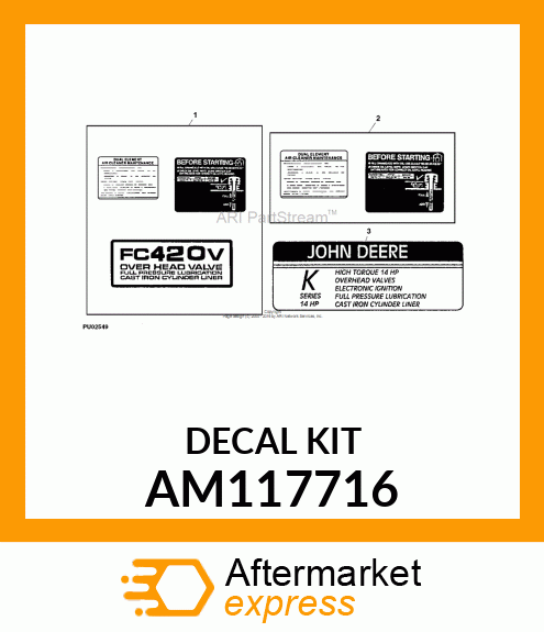 Kit Label AM117716