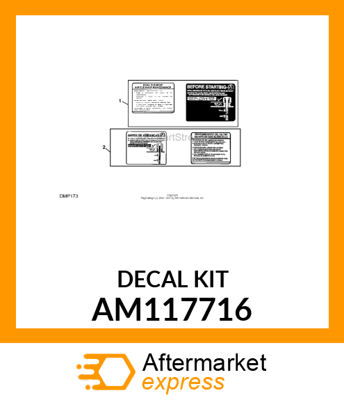 Kit Label AM117716