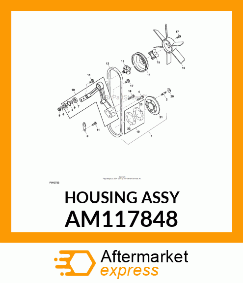 HOUSING ASSY AM117848