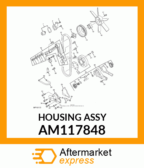 HOUSING ASSY AM117848