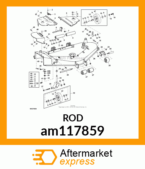 BRKT,WLD REAR ROLL(AM117859PT) am117859