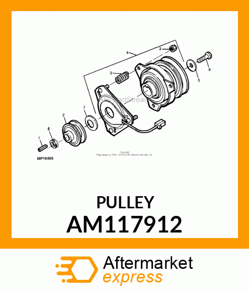 Pulley - SHEAVE, DRIVE AM117912