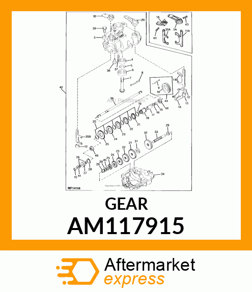 Gear Kit AM117915