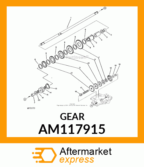 Gear Kit AM117915