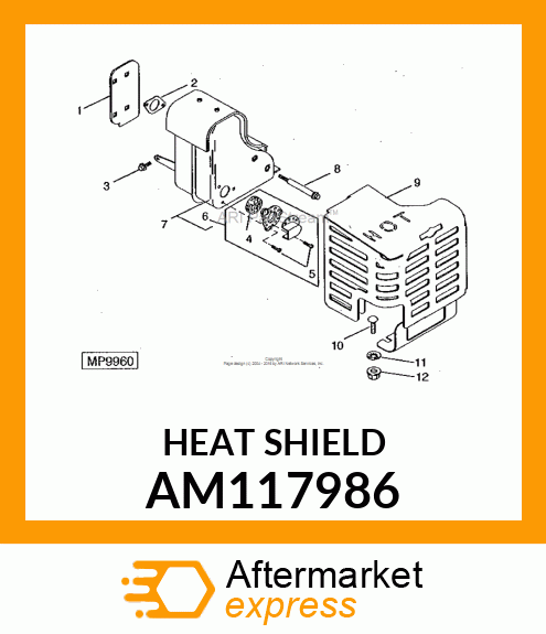 Heat Shield - SHIELD, HEAT ASSY AM117986