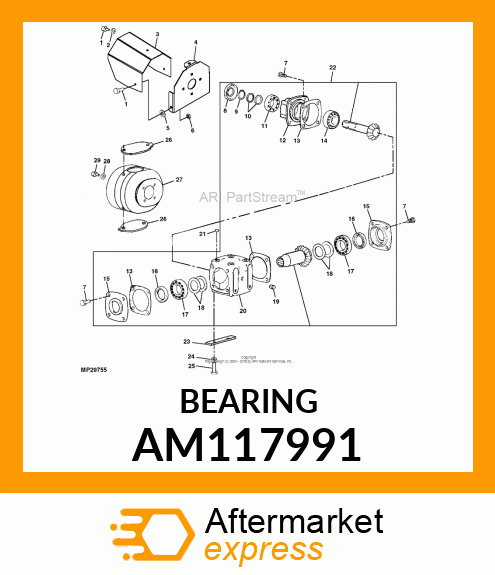 BEARING AM117991