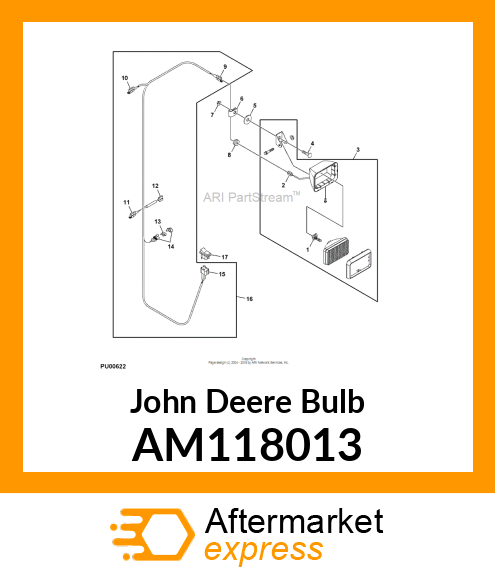 BULB, HALOGEN GE 894 (37.5 WATT) AM118013