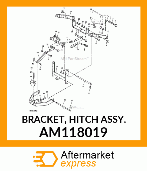 BRACKET, HITCH ASSY. AM118019