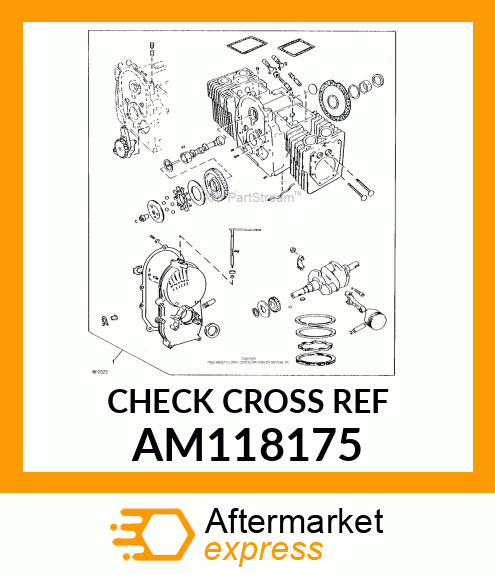 Short Block Assembly - SHORT BLOCK ONAN 20HP AM118175