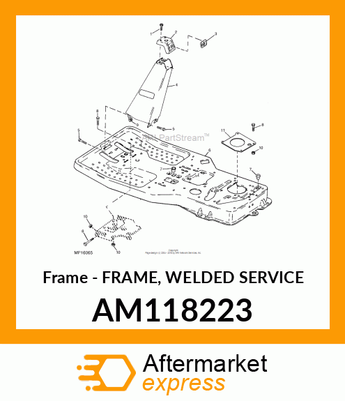 Frame - FRAME, WELDED SERVICE AM118223