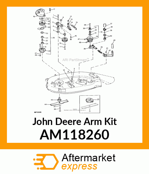 ARM KIT, JACKSHEAVE ASSEMBLY LX amp; AM118260