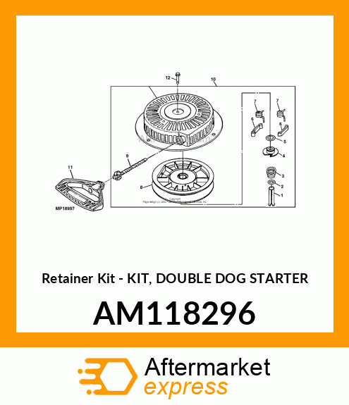 Retainer Kit - KIT, DOUBLE DOG STARTER AM118296