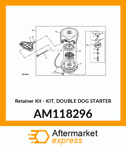 Retainer Kit - KIT, DOUBLE DOG STARTER AM118296