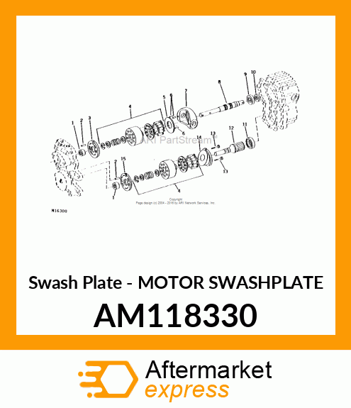 Swash Plate - MOTOR SWASHPLATE AM118330