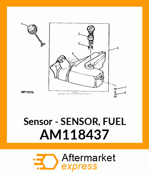 Sensor - SENSOR, FUEL AM118437