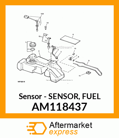 Sensor - SENSOR, FUEL AM118437