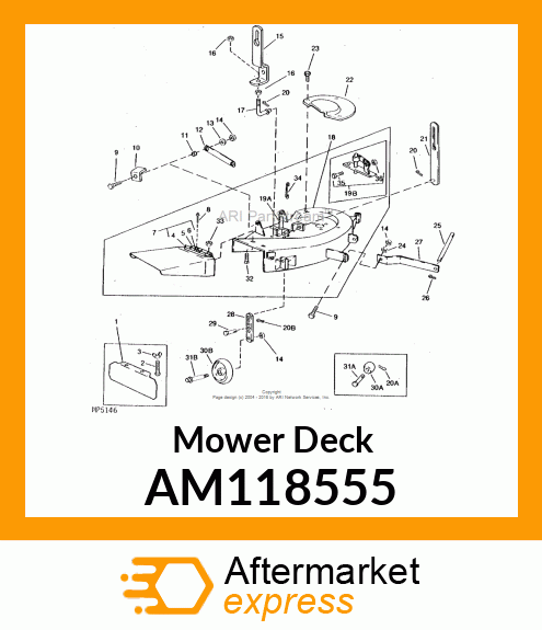 Mower Deck AM118555