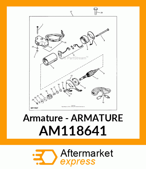 Armature AM118641