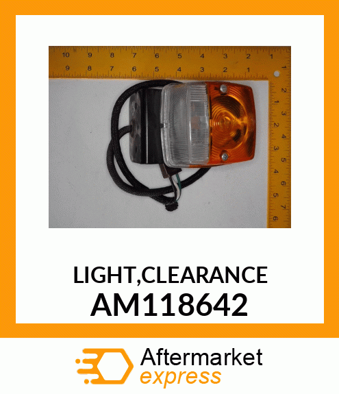 Turn Signal Lamp - TURN SIGNAL LAMP, LIGHT, FRONT SIGN AM118642