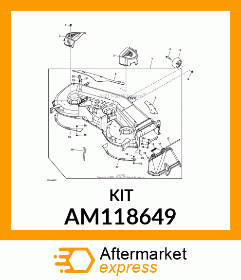 Deflector Kit AM118649