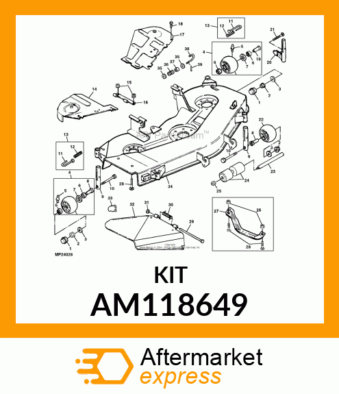 Deflector Kit AM118649