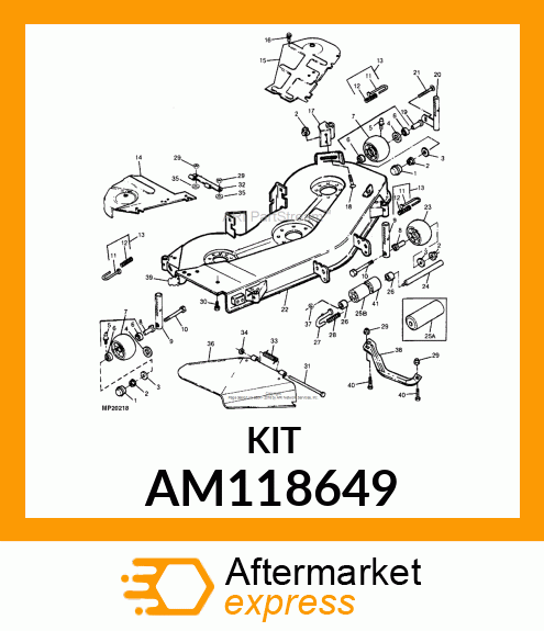 Deflector Kit AM118649